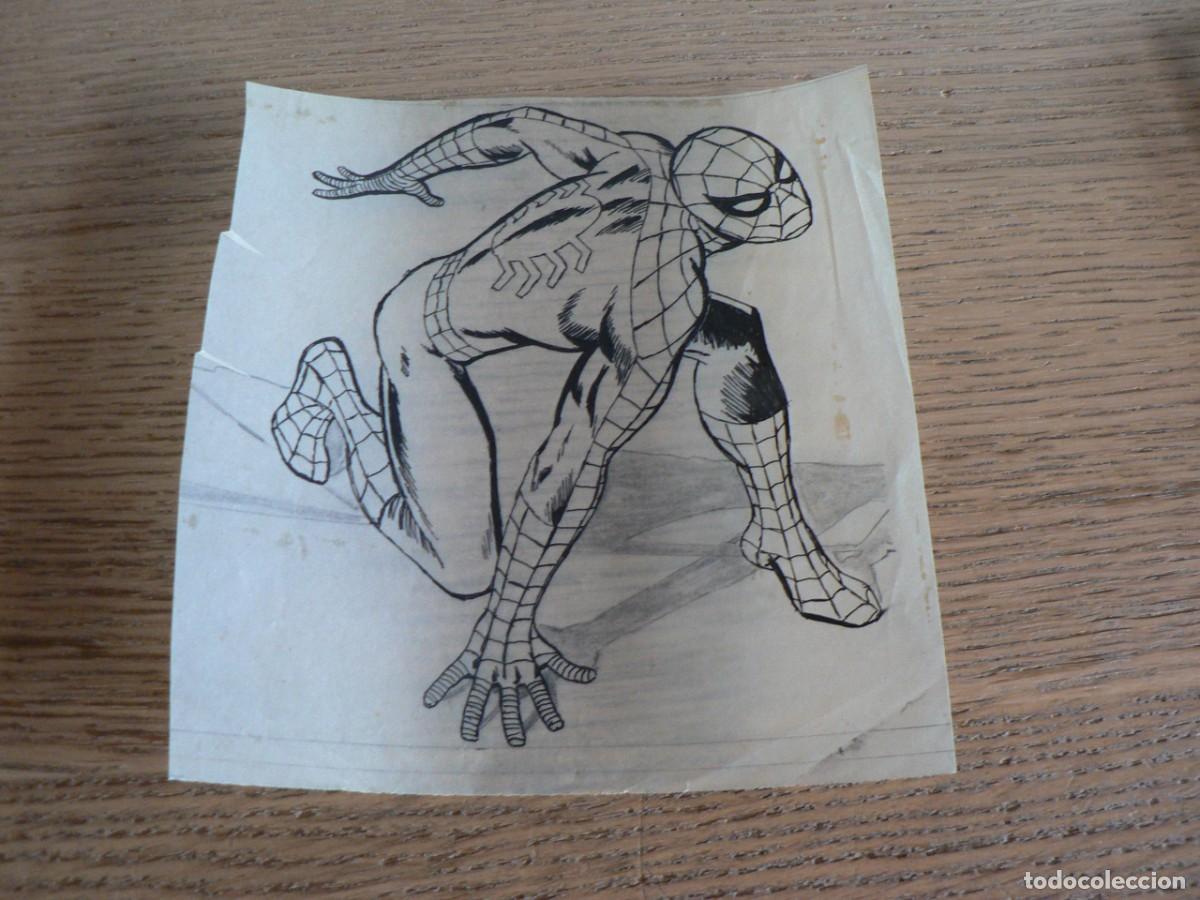 C&oacute;mics: DIBUJO ORIGINAL DE SUPER HEROES A PLUMILLA - Foto 1