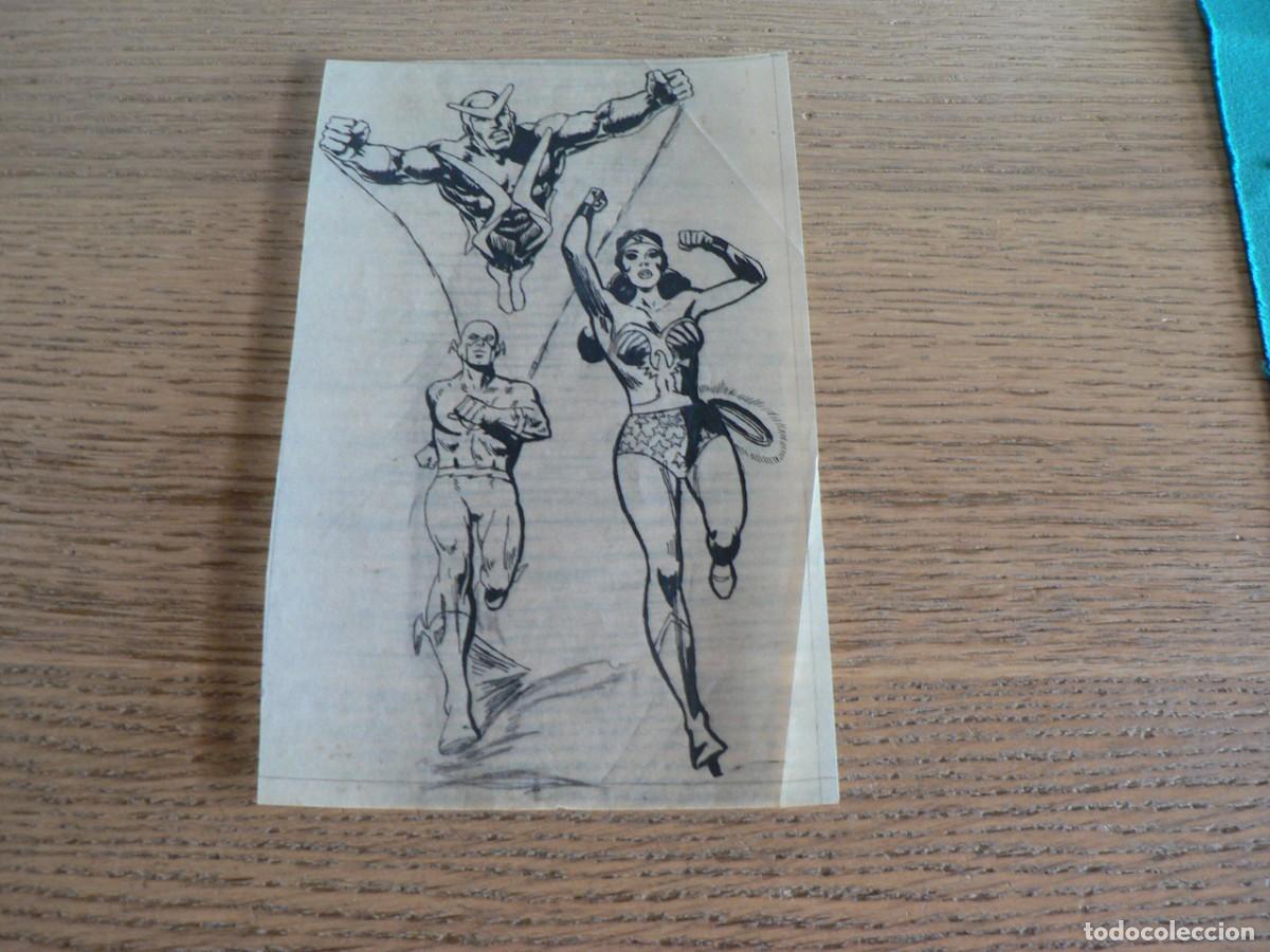 C&oacute;mics: DIBUJO ORIGINAL DE SUPER HEROES A PLUMILLA - Foto 1