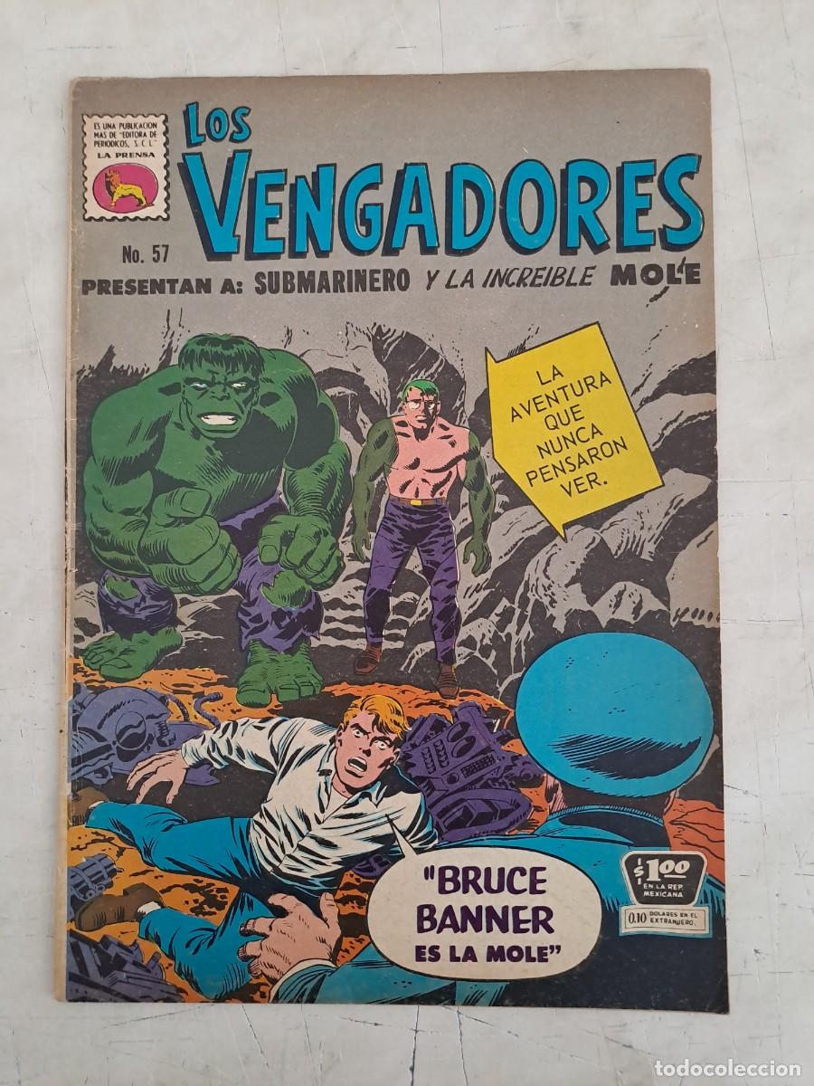 Comics: Los Vengadores 57, La Prensa en perfecto estado Bolsa xx