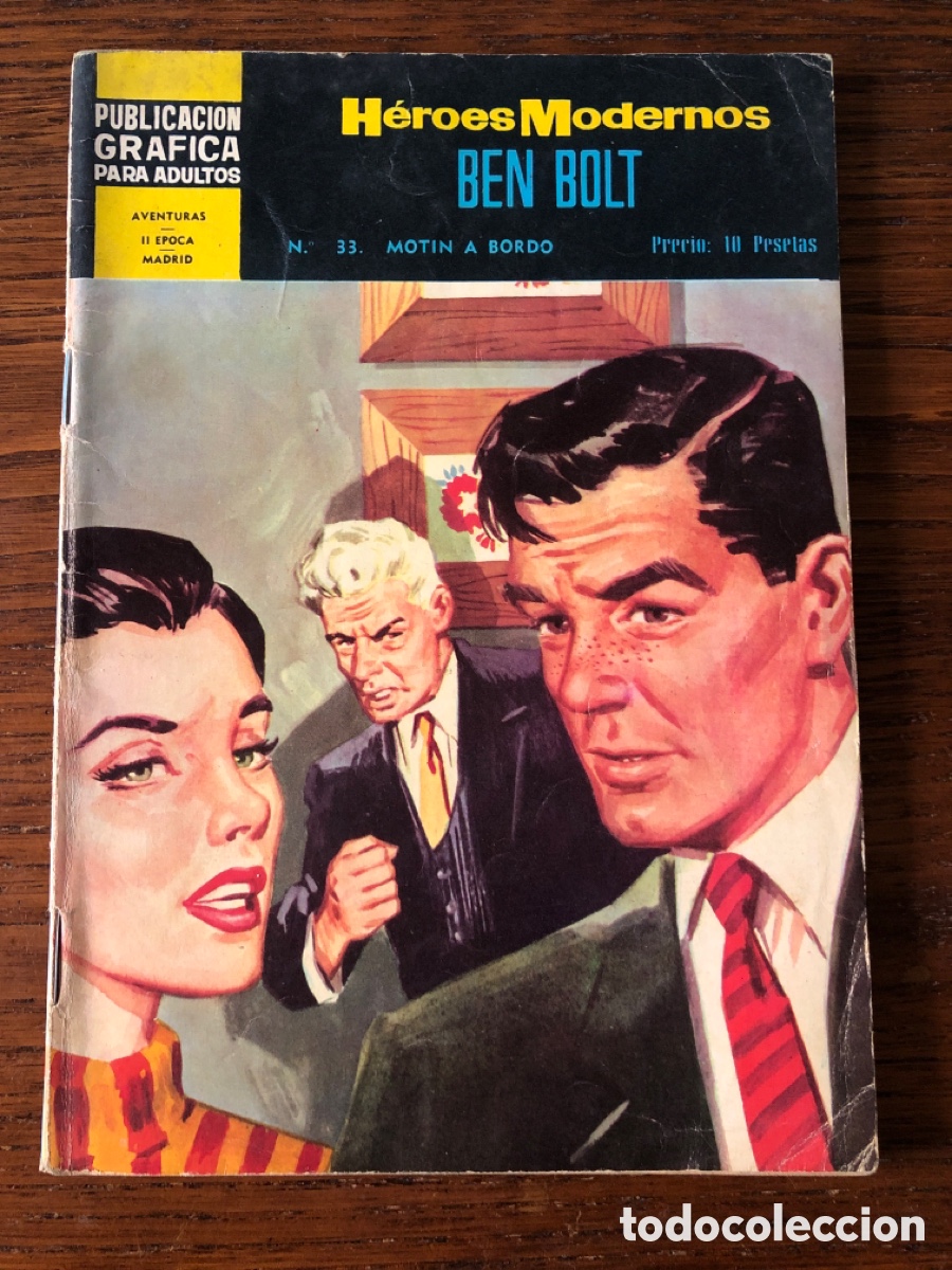 C&oacute;mics: C&oacute;mic H&eacute;roes Modernos. Ben Bolt. n&ordm; 33 Montin a Bordo. - Foto 2