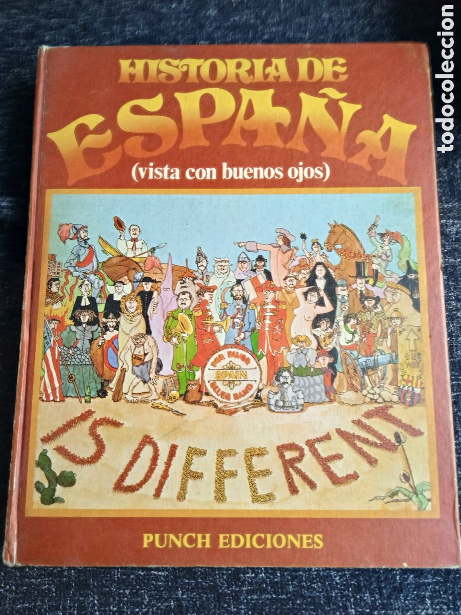 C&oacute;mics: TOMO - HISTORIA DE ESPA&Ntilde;A VISTA CON BUENOS OJOS HUMOR -edita : PUNCH 1974