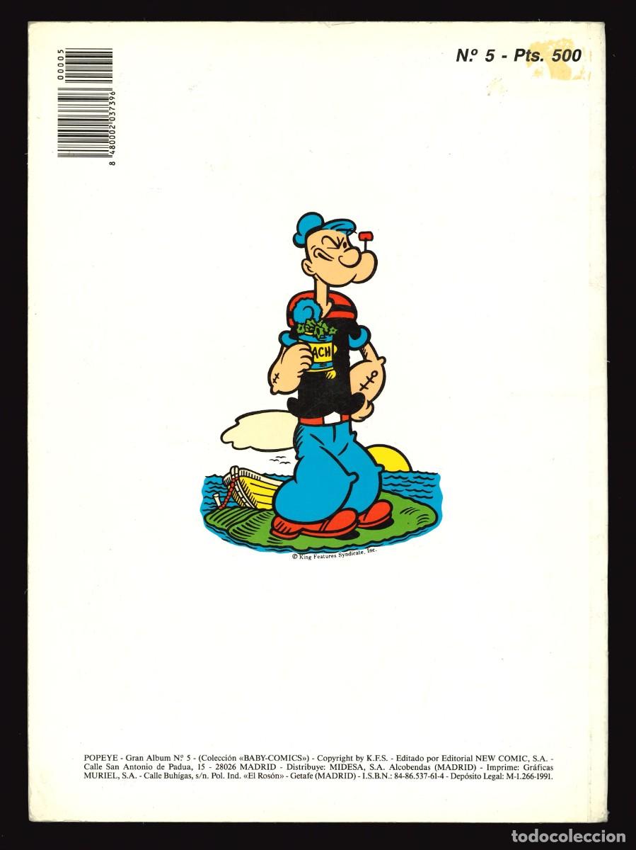 C&oacute;mics: POPEYE (GRAN &Aacute;LBUM) - NEW COMIC / N&Uacute;MERO 5 - Foto 2