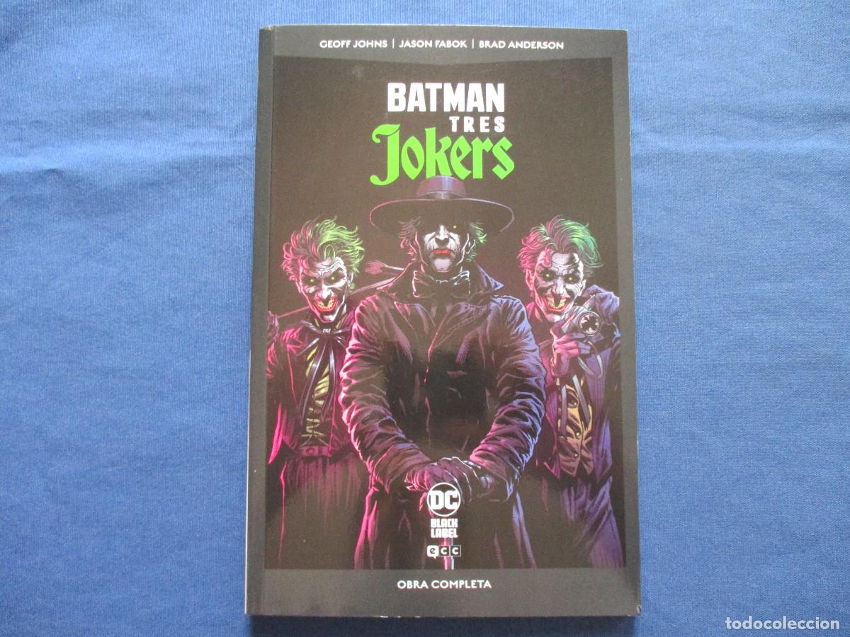 C&oacute;mics: DC / BATMAN: TRES JOKERS de GEOFF JOHNS &middot; OBRA COMPLETA - DC BLACK LABEL POCKET - ECC - Foto 1