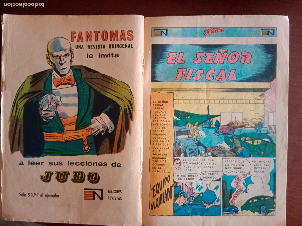 C&oacute;mics: COMIC SUPERMAN - NOVARO 1972 - N&ordm; 884 - Foto 2