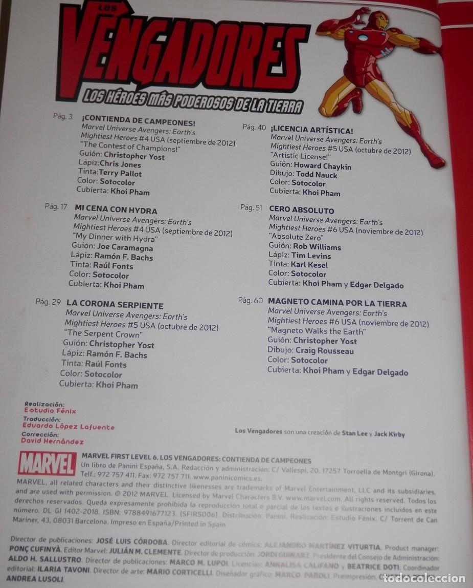 C&oacute;mics: COMICS LOS VENGADORES - MARVEL PANINI COMICS - Foto 4