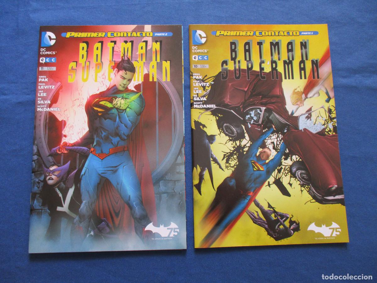 C&oacute;mics: DC / BATMAN SUPERMAN &middot; PRIMER CONTACTO - COMPLETA EN 3 GRAPAS (N&Uacute;MEROS 10, 11 y 12) - ECC - Foto 3