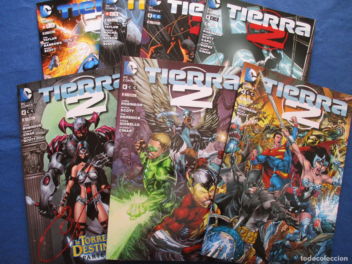 C&oacute;mics: DC / TIERRA 2 &middot; OBRA COMPLETA EN 7 TOMOS &middot; ECC