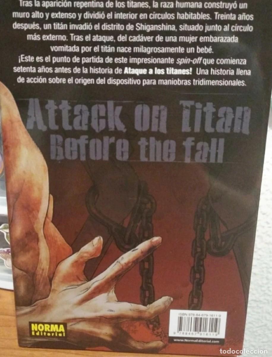C&oacute;mics: Manga Ataque a los Titanes: Antes de la Ca&iacute;da 1 - Foto 2