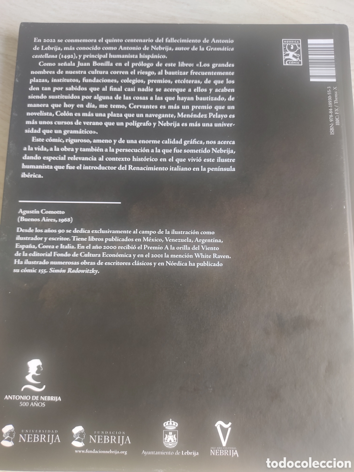 C&oacute;mics: Libro de c&oacute;mic Nebrija Agust&iacute;n Comotto 2022 - Foto 2