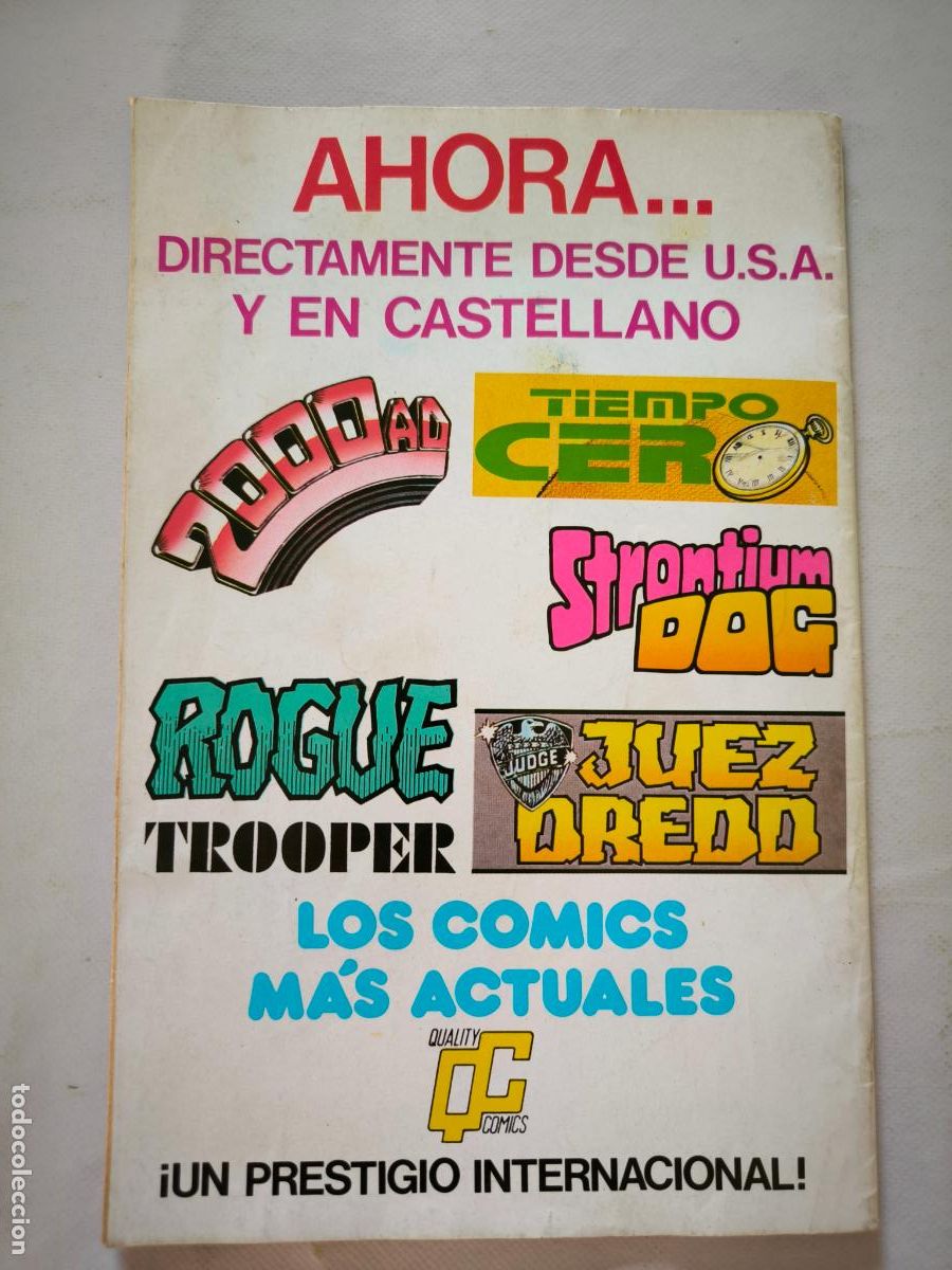 C&oacute;mics: ROGUE TROOPER N&ordm; 4 - QUALITY COMICS (Q2) - Foto 3
