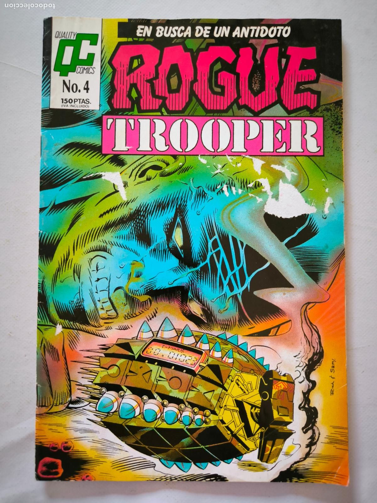 C&oacute;mics: ROGUE TROOPER N&ordm; 4 - QUALITY COMICS (Q2) - Foto 1