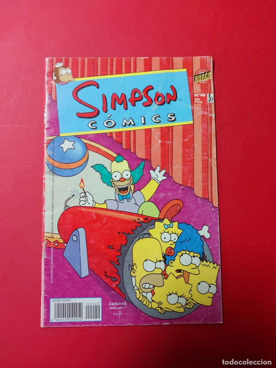 C&oacute;mics: Simpson C&oacute;mics N&ordm; 40 Bongo 1998 Ref C6 - Foto 1