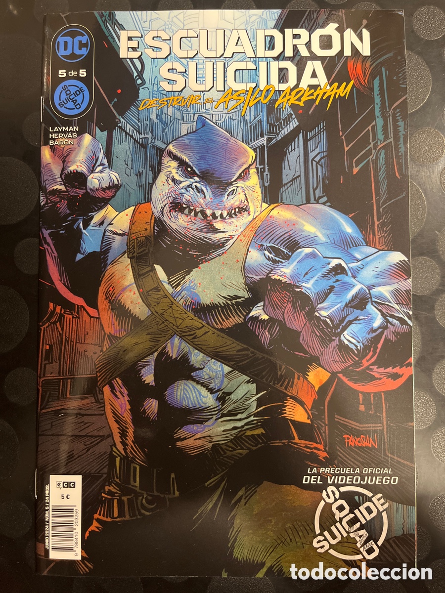 C&oacute;mics: ESCUADR&Oacute;N SUICIDA N.5 DESTRUIR EL ASILO ARKHAM DC ECC ( 2024 ) - Foto 1