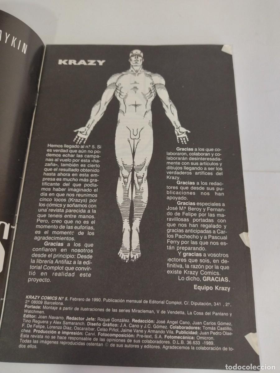 C&oacute;mics: Krazy comics n&deg;5 mayo 1990 - Foto 2