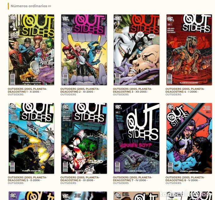 C&oacute;mics: OUTSIDERS - 1..20 COMPLETA - Ed Planeta, grapa, a&ntilde;o 2005 - Como Nuevos - Foto 3