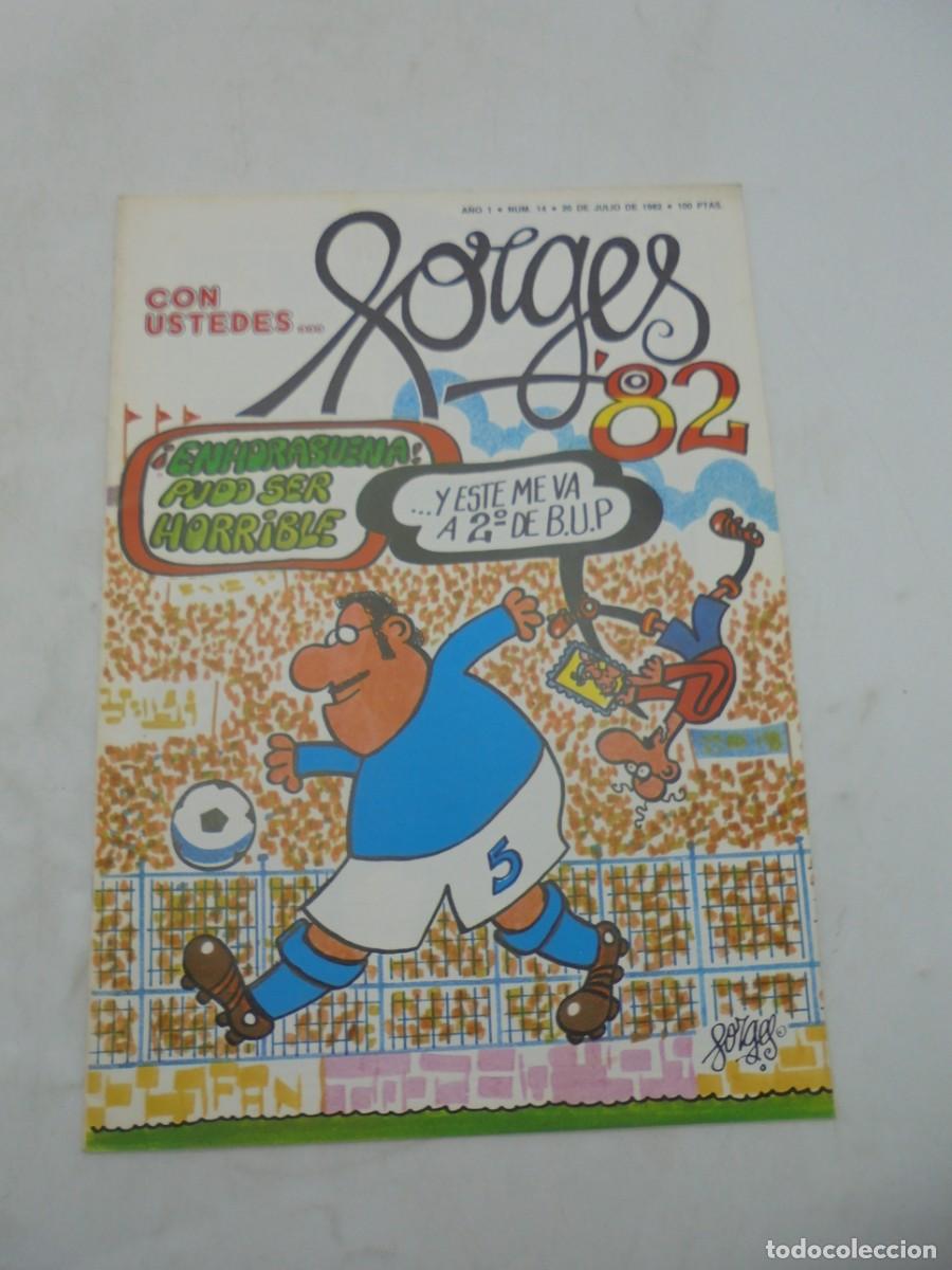Comics : CON USTEDES... FORGES&acute;82. A&Ntilde;O 1. N&ordm; 13. JULIO 1982.