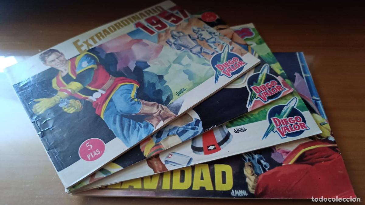 C&oacute;mics: DIEGO VALOR - 2&ordf; SERIE - 4 N&Uacute;MEROS EXTRAORDINARIOS - EDICIONES CID - 1957. - Foto 1