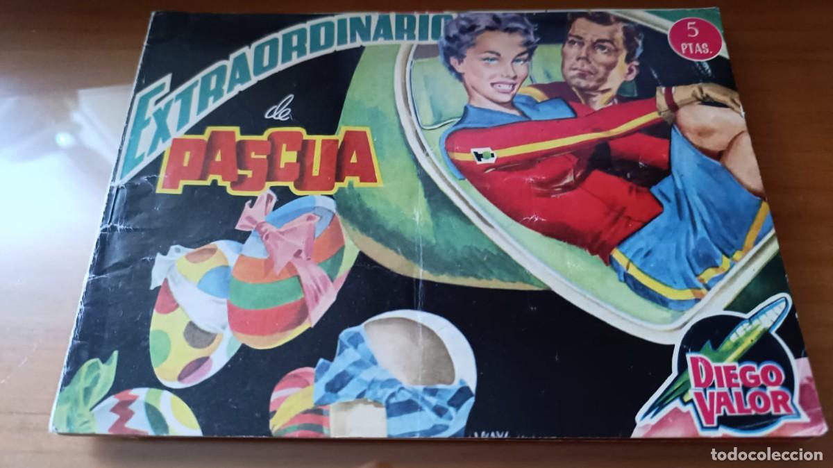 C&oacute;mics: DIEGO VALOR - 2&ordf; SERIE - 4 N&Uacute;MEROS EXTRAORDINARIOS - EDICIONES CID - 1957. - Foto 2