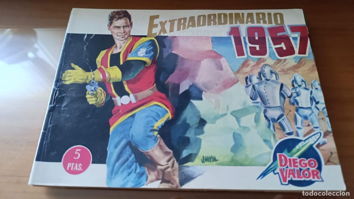 C&oacute;mics: DIEGO VALOR - 2&ordf; SERIE - 4 N&Uacute;MEROS EXTRAORDINARIOS - EDICIONES CID - 1957. - Foto 3
