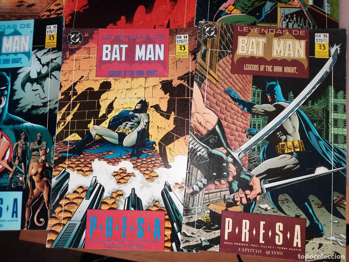 C&oacute;mics: LEYENDAS DE BATMAN N&ordm; 6; 11 AL 15 - ED. ZINCO - Foto 2