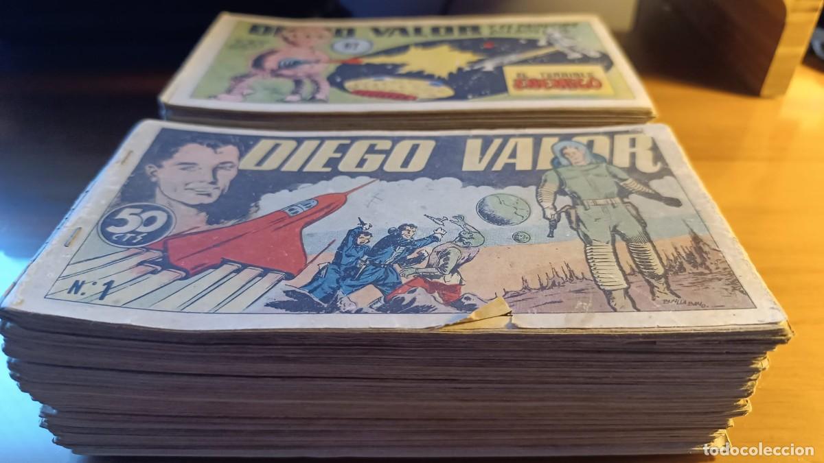 C&oacute;mics: DIEGO VALOR - 1&ordf; SERIE - 124 N&Uacute;MEROS - EDICIONES CID 1954 - COMPLETA. - Foto 1