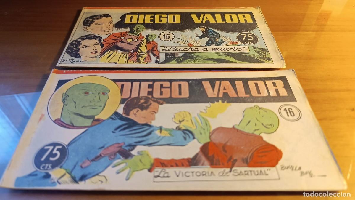 C&oacute;mics: DIEGO VALOR - 1&ordf; SERIE - 124 N&Uacute;MEROS - EDICIONES CID 1954 - COMPLETA. - Foto 6