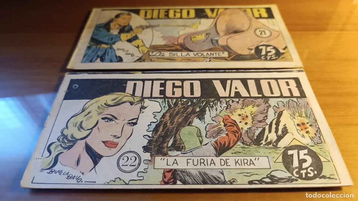 C&oacute;mics: DIEGO VALOR - 1&ordf; SERIE - 124 N&Uacute;MEROS - EDICIONES CID 1954 - COMPLETA. - Foto 11