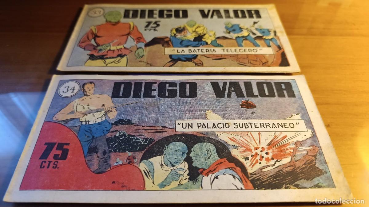C&oacute;mics: DIEGO VALOR - 1&ordf; SERIE - 124 N&Uacute;MEROS - EDICIONES CID 1954 - COMPLETA. - Foto 14