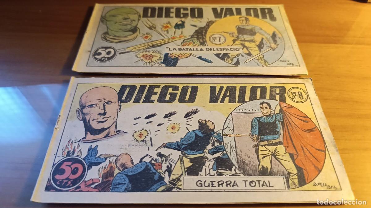 C&oacute;mics: DIEGO VALOR - 1&ordf; SERIE - 124 N&Uacute;MEROS - EDICIONES CID 1954 - COMPLETA. - Foto 20