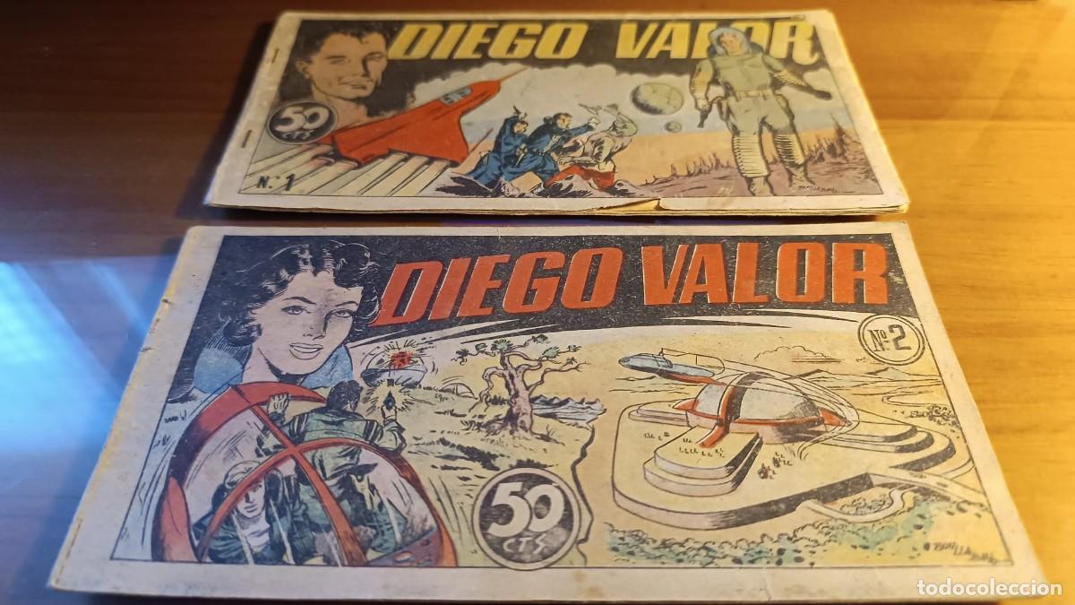 C&oacute;mics: DIEGO VALOR - 1&ordf; SERIE - 124 N&Uacute;MEROS - EDICIONES CID 1954 - COMPLETA. - Foto 22
