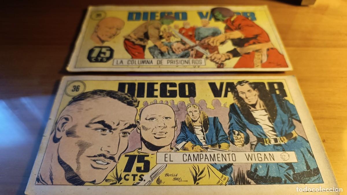C&oacute;mics: DIEGO VALOR - 1&ordf; SERIE - 124 N&Uacute;MEROS - EDICIONES CID 1954 - COMPLETA. - Foto 23