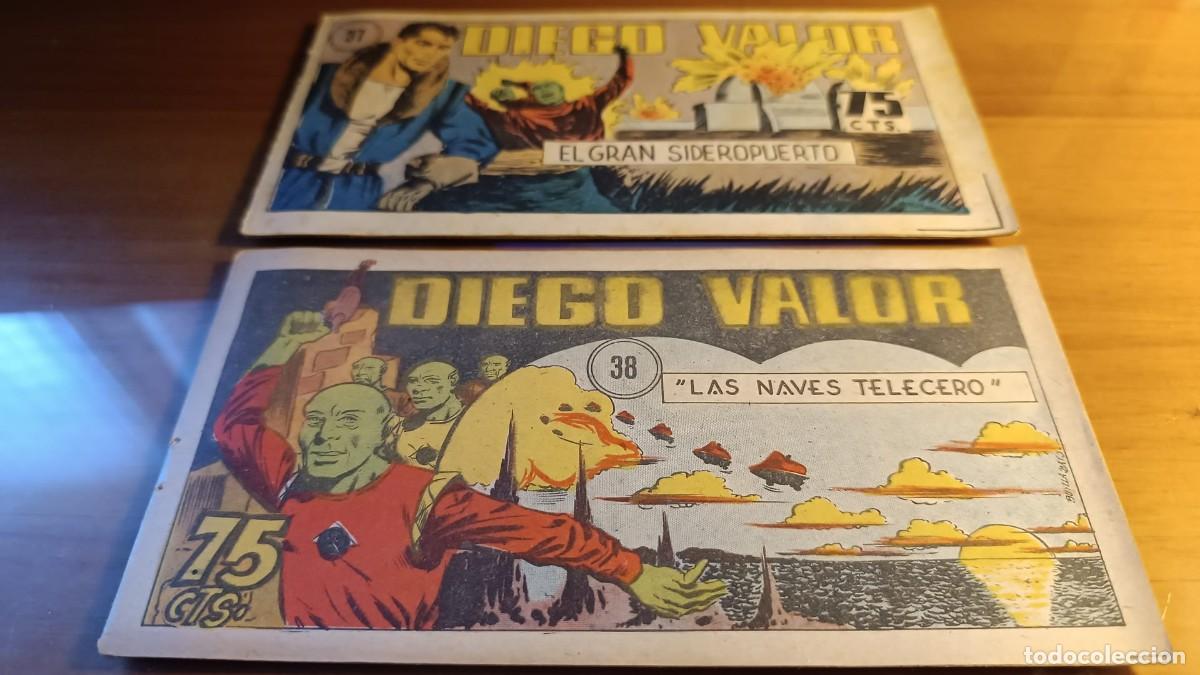 C&oacute;mics: DIEGO VALOR - 1&ordf; SERIE - 124 N&Uacute;MEROS - EDICIONES CID 1954 - COMPLETA. - Foto 24