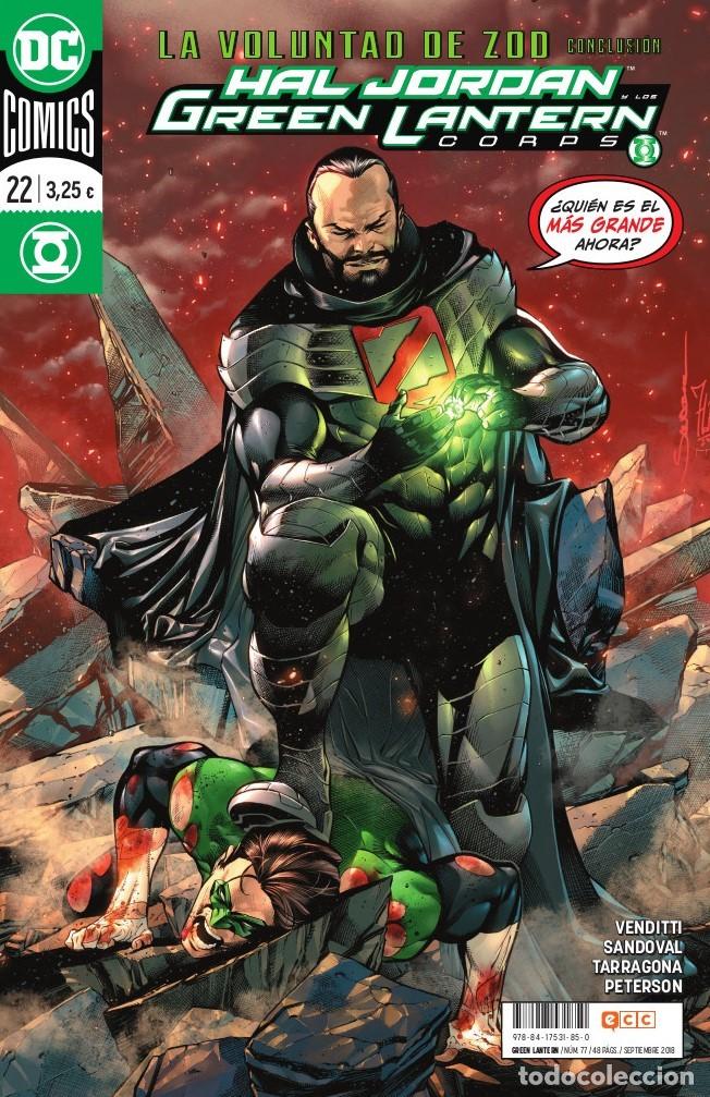 C&oacute;mics: Comic Hal Jordan y los Green Lantern Corps n&ordm; 22. DC Comics. SEP-2018. Nuevo - Foto 1
