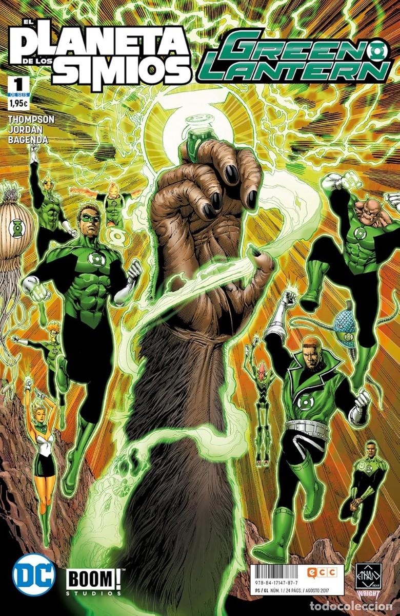 C&oacute;mics: Comic Green Lantern. El Planeta de los Simios n&ordm; 1. DC Comics. AGO-2017. Nuevo - Foto 1
