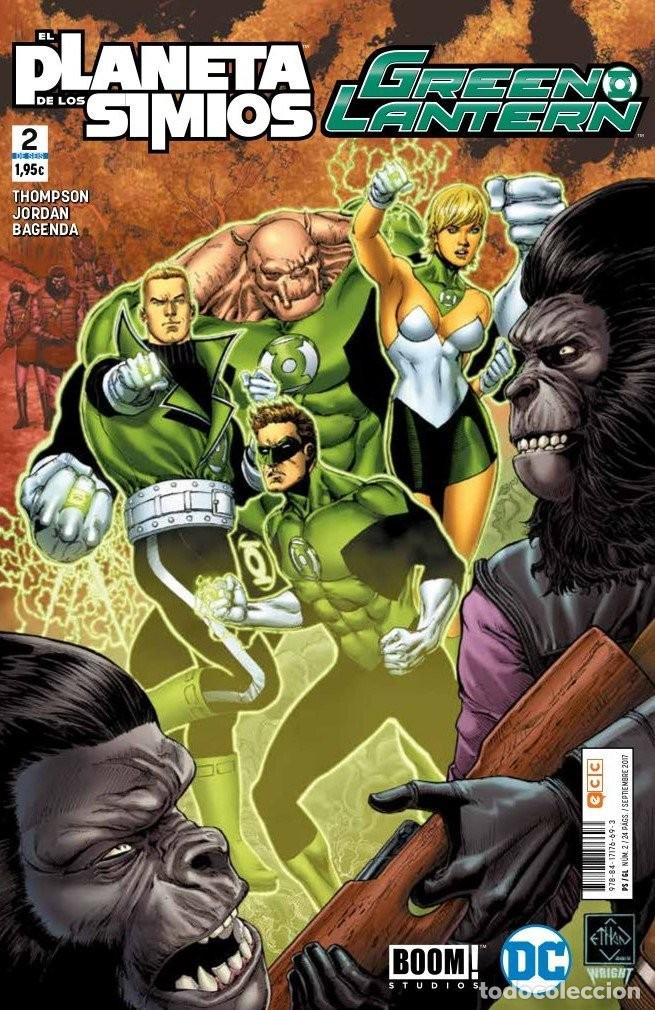 C&oacute;mics: Comic Green Lantern. El Planeta de los Simios n&ordm; 2. DC Comics. SEP-2017. Nuevo - Foto 1