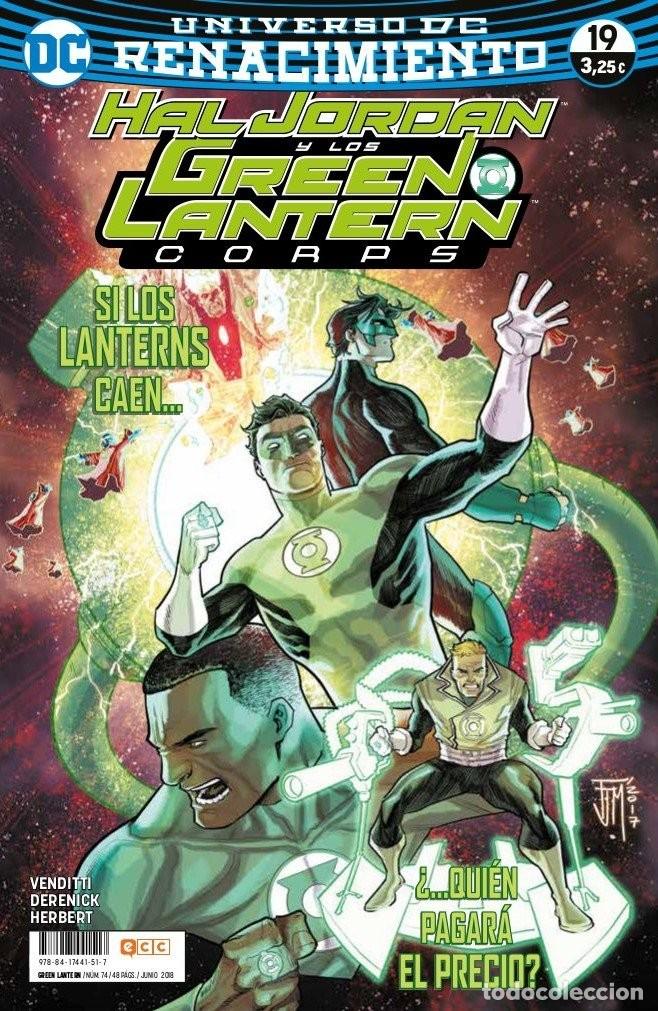 C&oacute;mics: Comic Hal Jordan y los Green Lantern Corps n&ordm; 74. DC Comics. JUN-2018. Nuevo - Foto 1