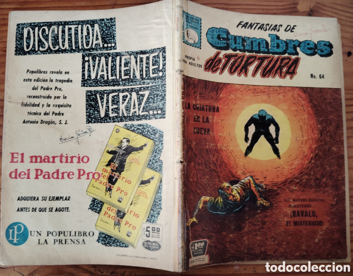 C&oacute;mics: Cumbres de Tortura 64 comic la Prensa 1960 - Foto 2