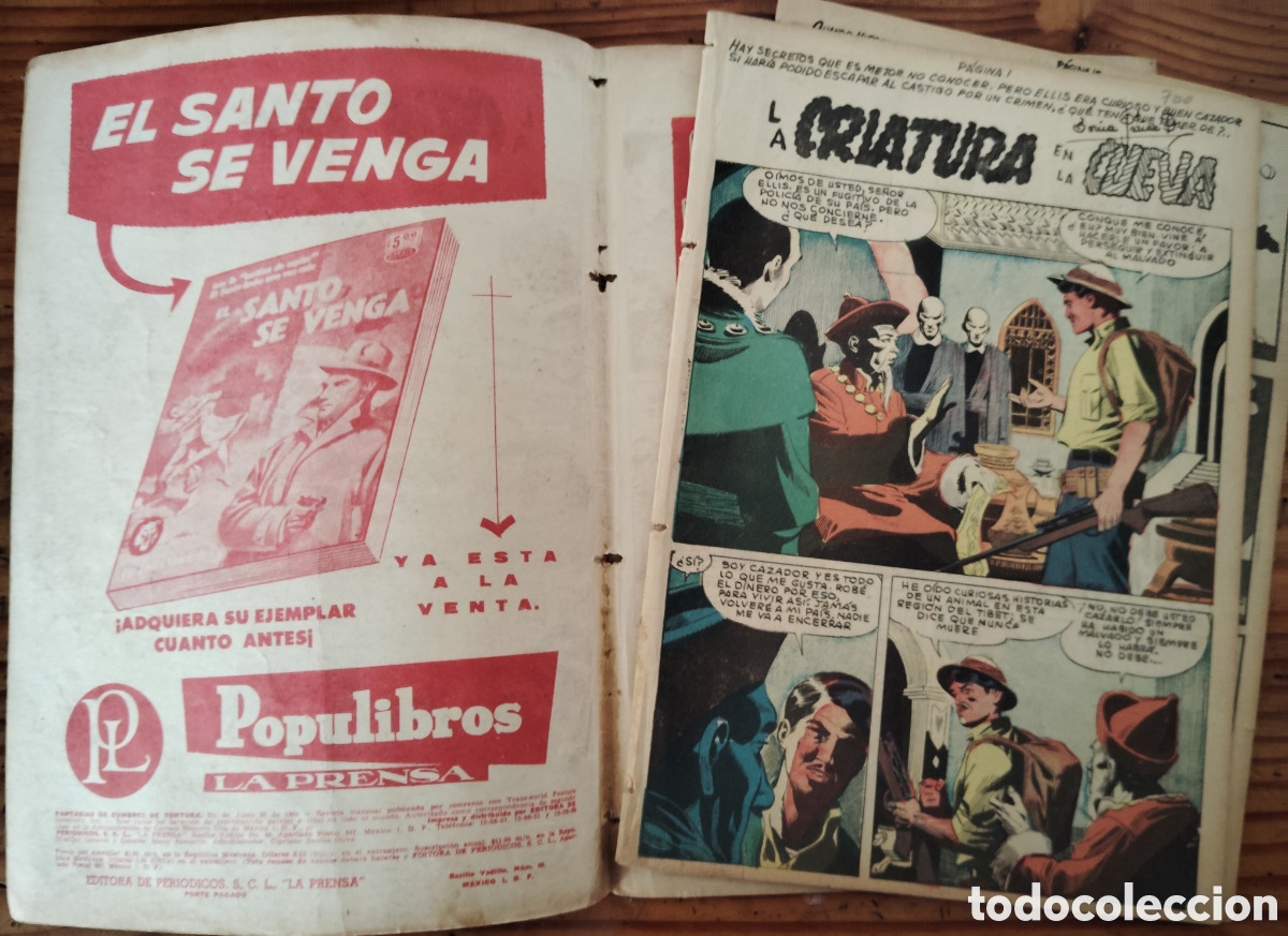 C&oacute;mics: Cumbres de Tortura 64 comic la Prensa 1960 - Foto 4