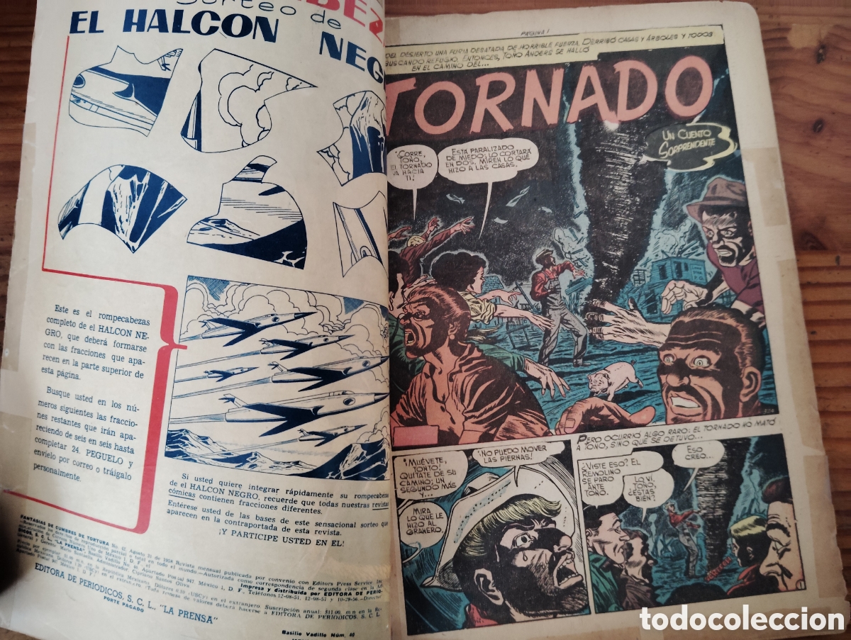 C&oacute;mics: Cumbres de Tortura 42 comic La Prensa 1958 - Foto 2