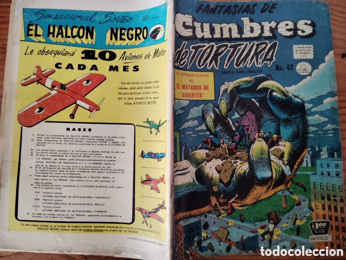 C&oacute;mics: Cumbres de Tortura 42 comic La Prensa 1958 - Foto 3