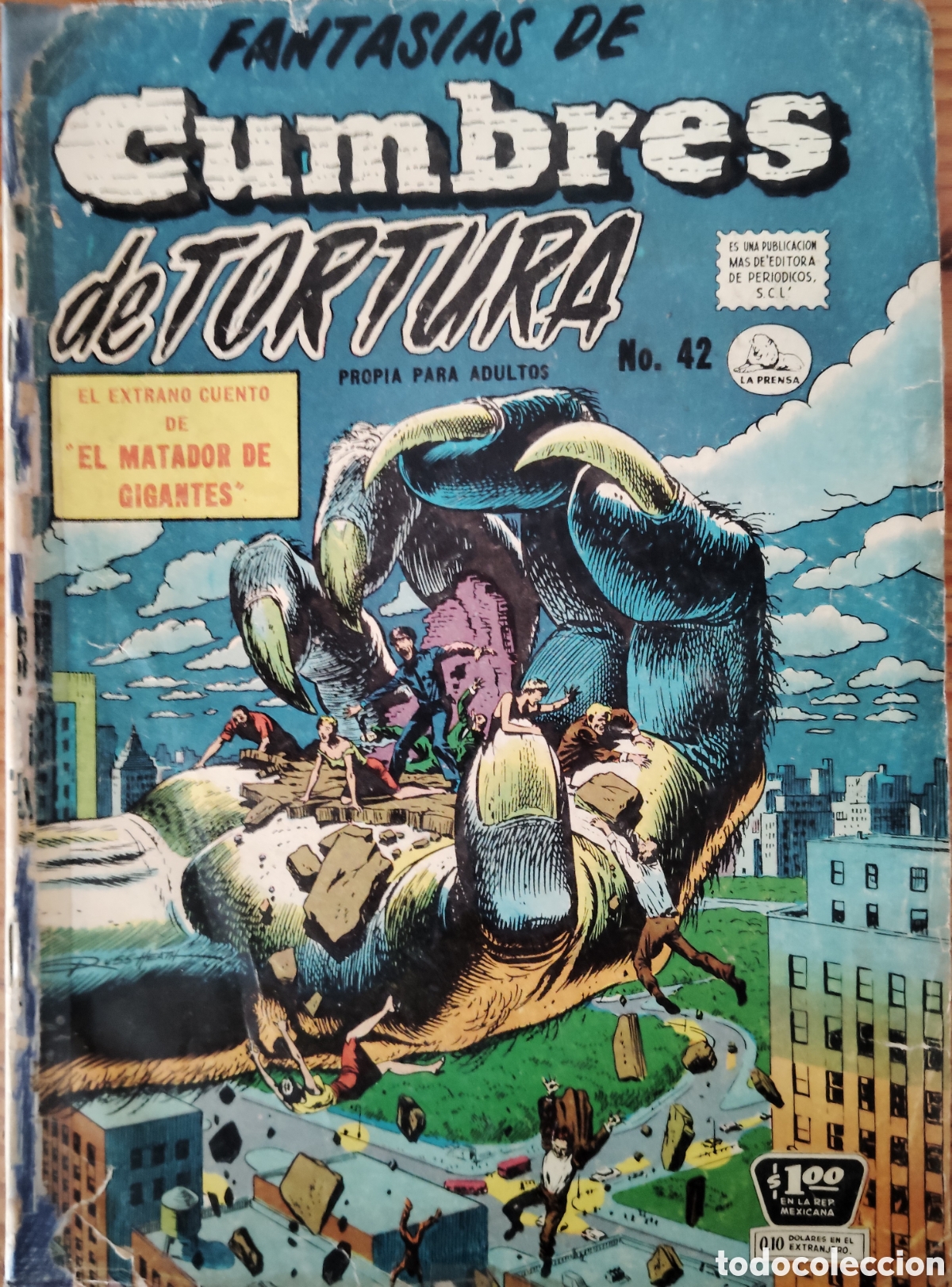 C&oacute;mics: Cumbres de Tortura 42 comic La Prensa 1958 - Foto 1
