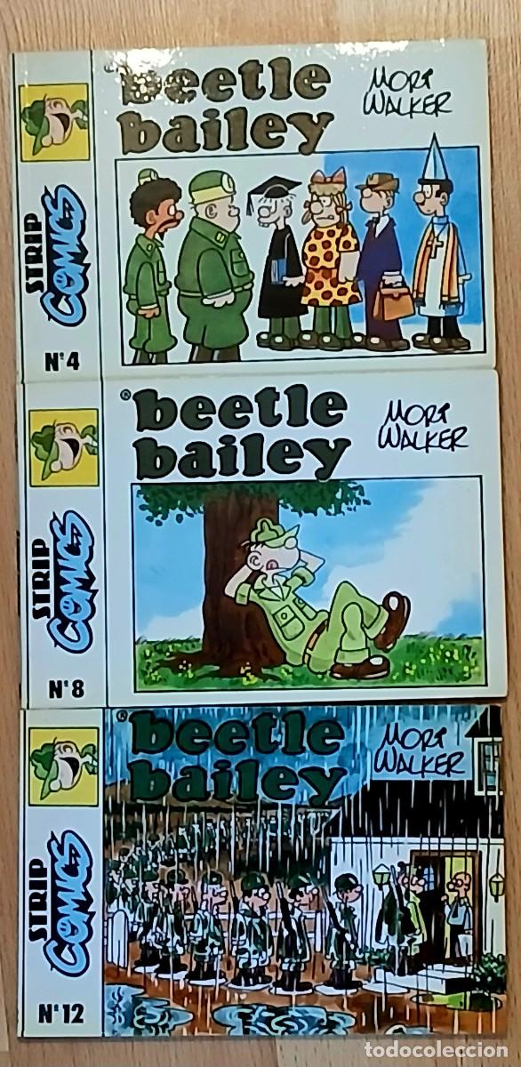C&oacute;mics: MORT WALKER - BEETLE BAILEY - ESEUVE 1990, COL. STRIP COMICS N&ordm; 4, 8 Y 12 - 3 LIBROS - Foto 1