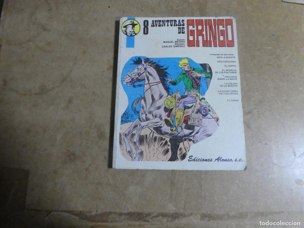 C&oacute;mics: 8 aventuras de Gringo de Carlos Gim&eacute;nez de ediciones Alonso - Foto 1
