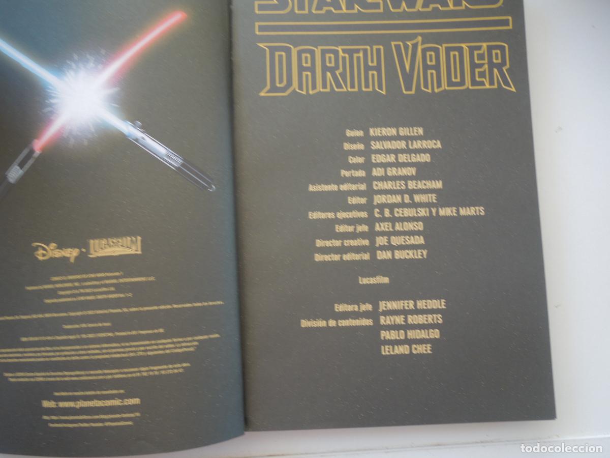 C&oacute;mics: STAR WARS , N&ordm;1 - DARTH VADER - PLANETA COMIC -2022 - Foto 3