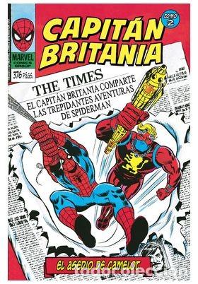C&oacute;mics: CAPITAN BRITANIA. EL ASEDIO DE CAMELOT (MARVEL LIMITED EDITION) - Foto 1