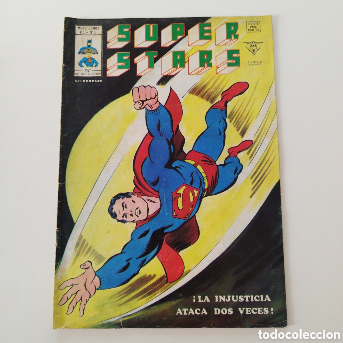 Comics: SUPER STARS / MUNDI - COMICS / VOLUMEN 1 / # 5 / LA INJUSTICIA ATACA DOS VECES