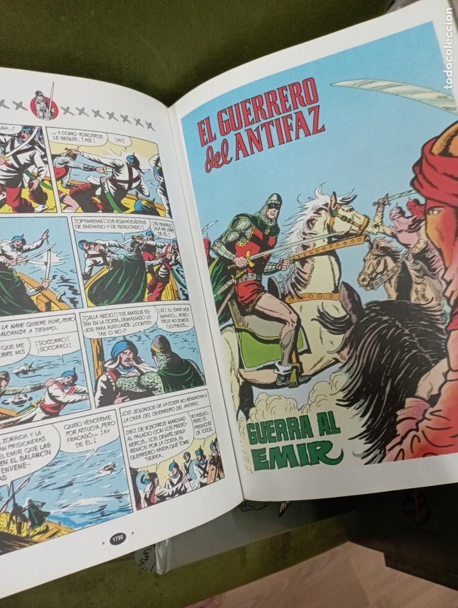 C&oacute;mics: EL GUERRERO DEL ANTIFAZ 9 TOMOS ED. BRUCH - Foto 2