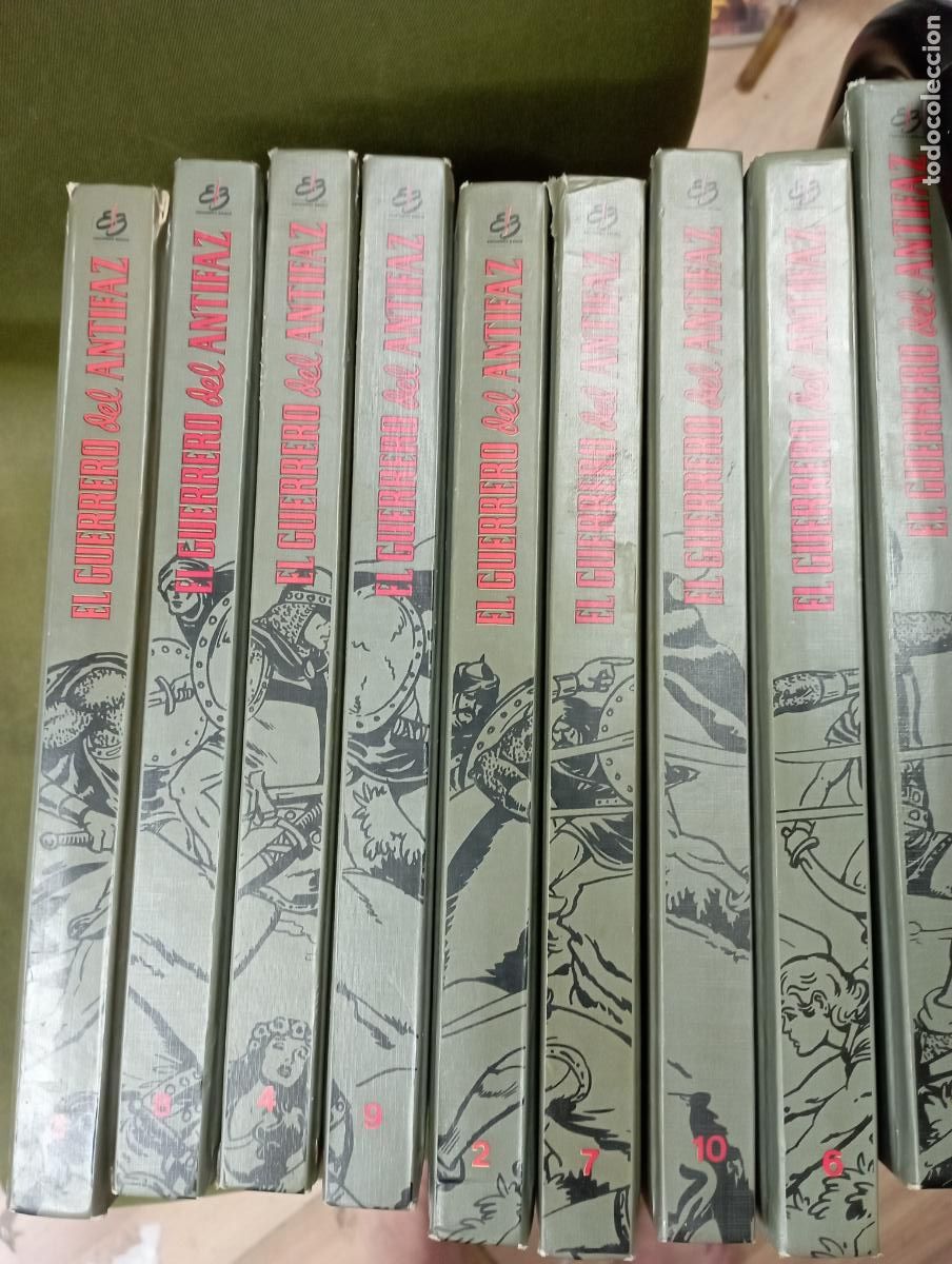 C&oacute;mics: EL GUERRERO DEL ANTIFAZ 9 TOMOS ED. BRUCH - Foto 1