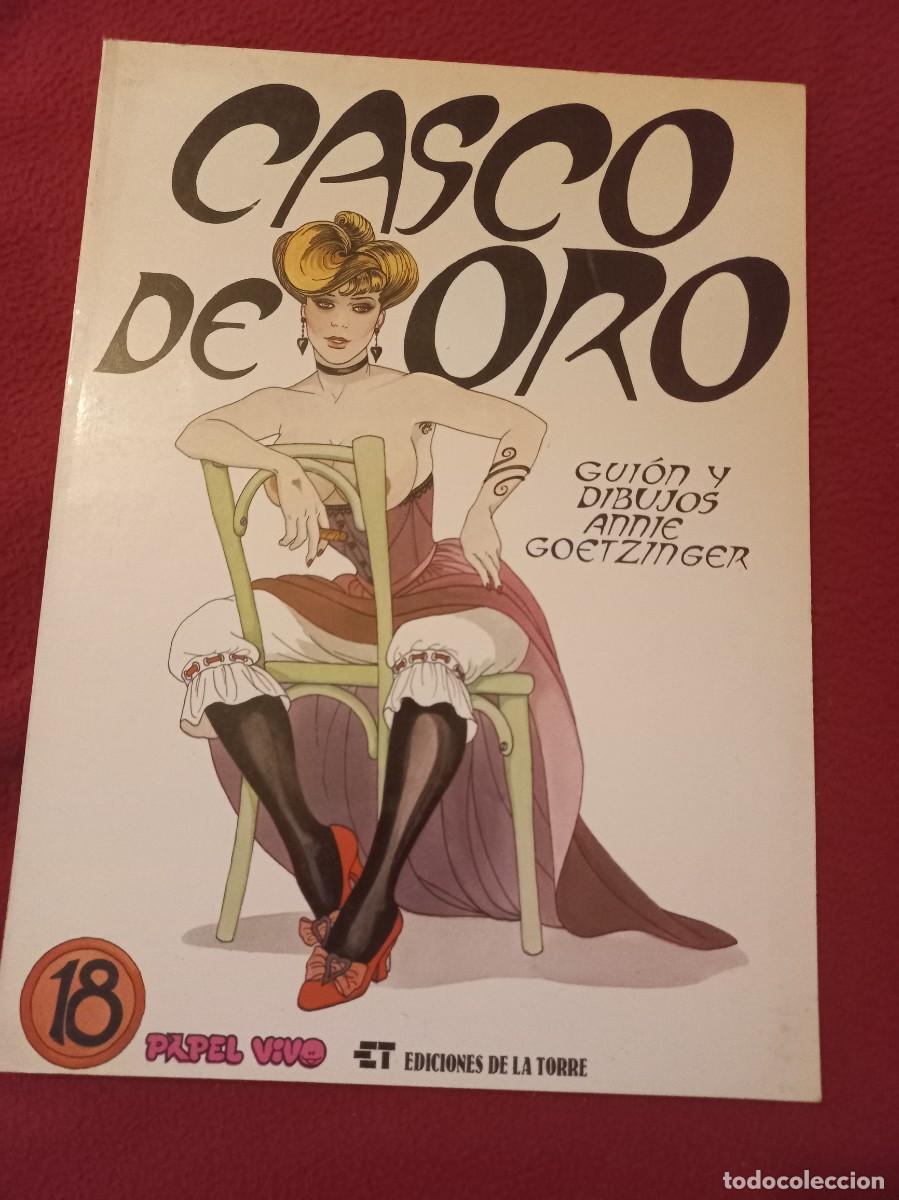 C&oacute;mics: CASCO DE ORO - PAPEL VIVO 18 - A. GOETZINGER - ED. EDICIONES DE LA TORRE - RUSTICA - Foto 1
