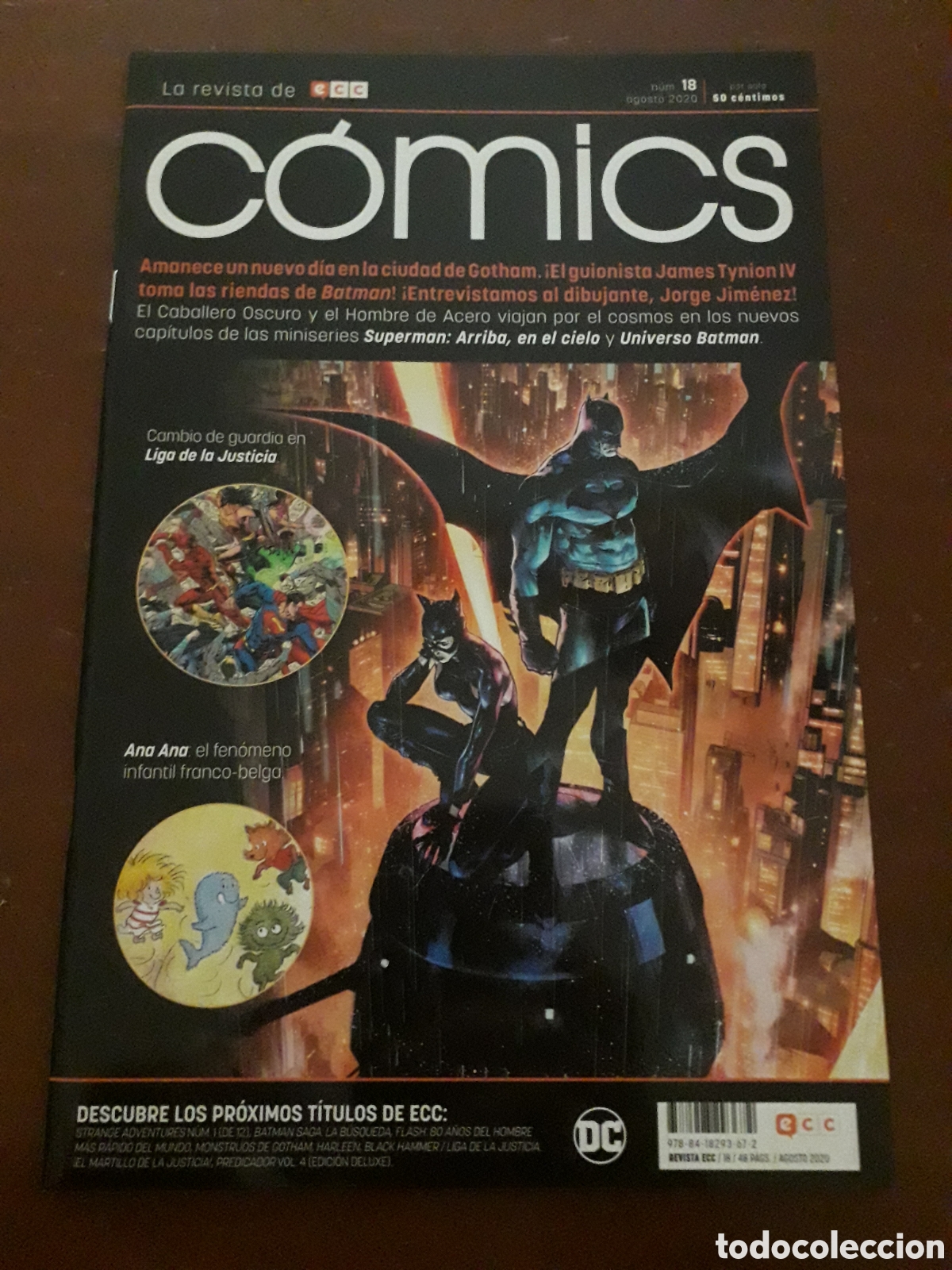 C&oacute;mics: Revista ECC comics n&uacute;mero 18. Excelente estado